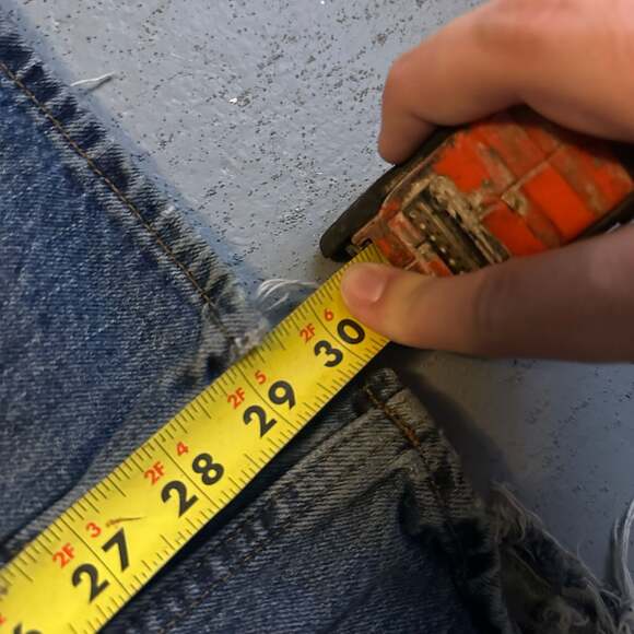 Vintage Tony Hawk Baggy Straight Leg Distressed Skater Jeans - Picture 6 of 7